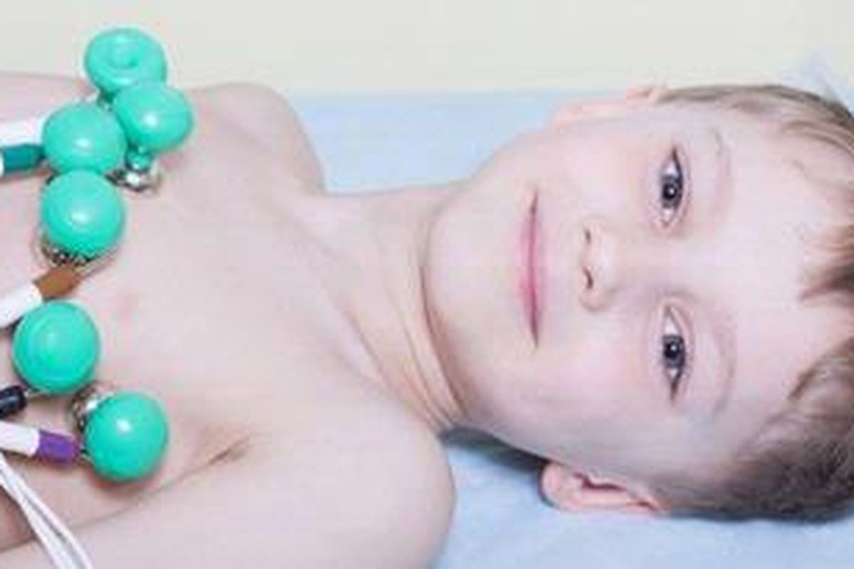 Ilustrasi penyakit jantung anak