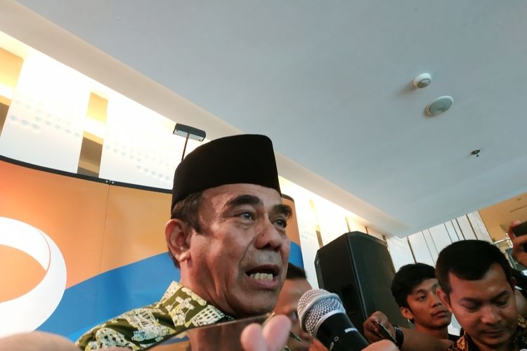 Menteri Agama Fachrul Razi di Hotel JS Luwansa, Kuningan, Jakarta Selatan, Rabu (27/11/2019). 