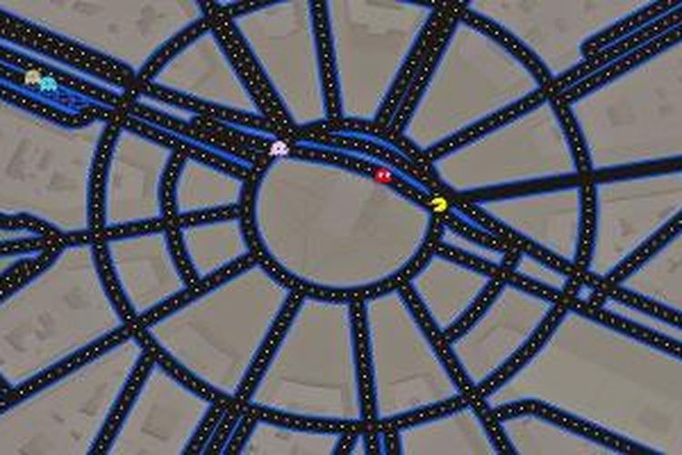 Sambut April Mop, Google Maps sediakan permainan Pacman