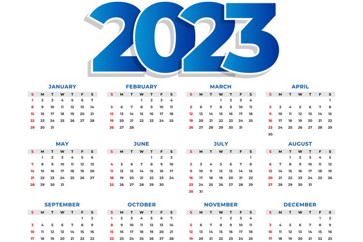 Kalender 2023, ini libur tanggal merah dan cuti bersama 2023