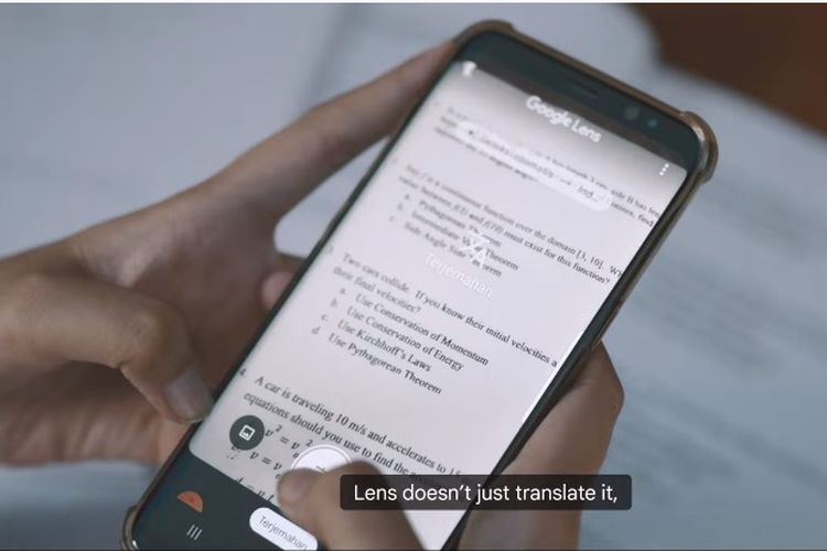 Kemampuan baru Google Lens, bisa terjemahkan soal matematika