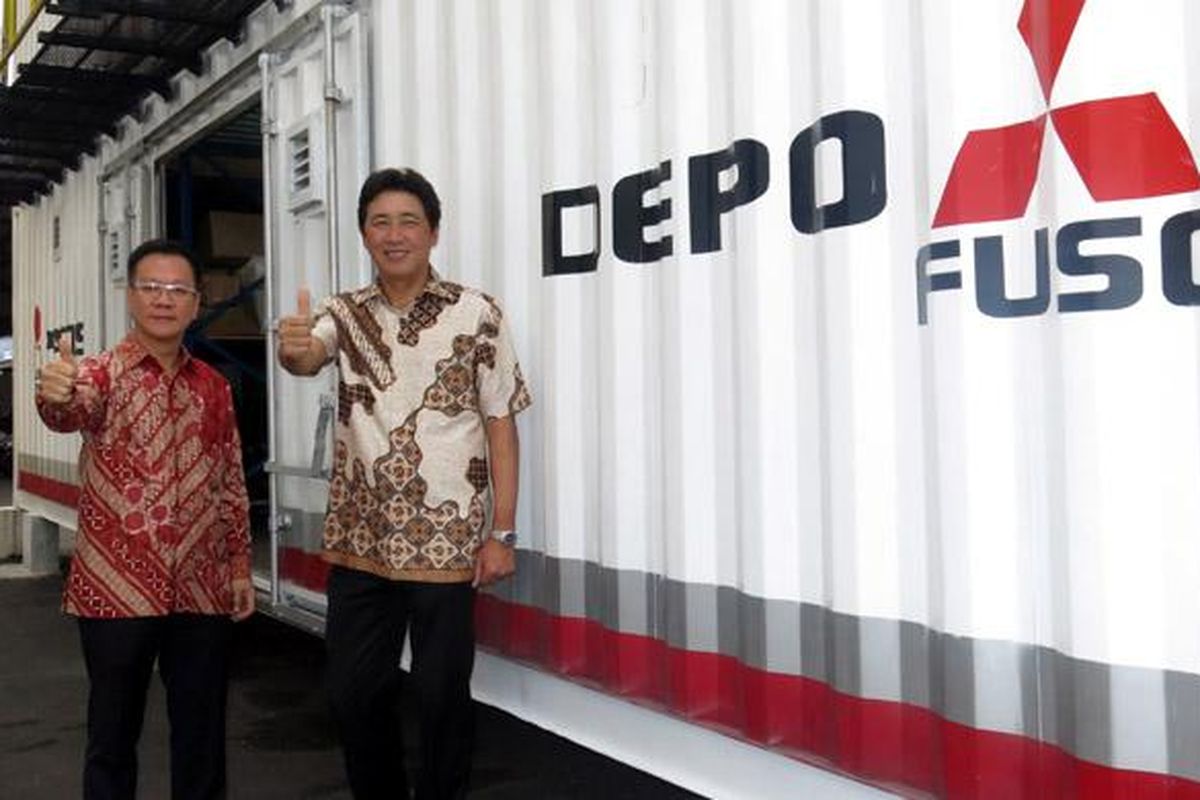 Parts Depo Mitsubishi Fuso di Medan, salah satu yang sudah beroperasi. KTB akan menambah empat lagi.