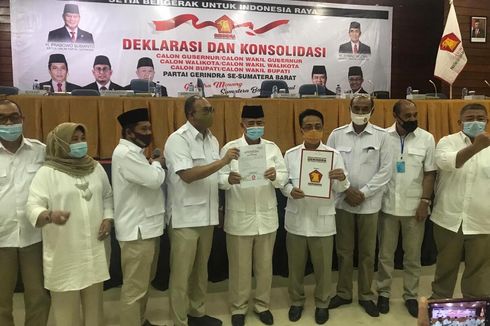 Gerindra Siapkan 14 Paslon Kepala Daerah di Pilkada Sumbar 2020