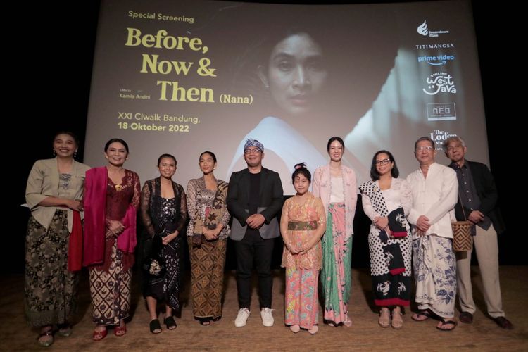 Film berbahasa Sunda Before, Now & Then (Nana) diputar perdana di tanah kelahirannya, Bandung. 