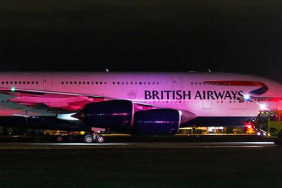 Sebuah pesawat komersial British Airways mendarat darurat di Vancouver, Kanada, Selasa (25/10/2016) malam WIB. Sebanyak 25 penumpang dan kru pesawat dirawat di rumah sakit kota itu.