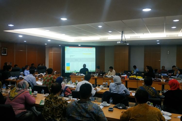 Rapat Dinas Pendidikan DKI Jakarta dengan Komisi E DPRD DKI Jakarta membahas RAPBD 2020, Sabtu (7/12/2019).