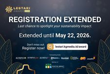 Pendaftaran Lestari Awards 2026 Diperpanjang hingga 22 Mei 2026