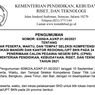 Link, Daftar Peserta, dan Jadwal SKD CPNS 2021 Kemendikbud Ristek di 24 Provinsi