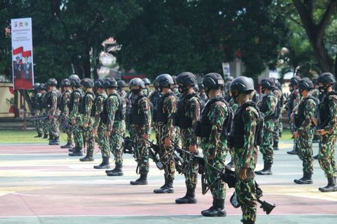 96 Personel Brimob Polda Gorontalo Dikirim ke Puncak Jaya Papua