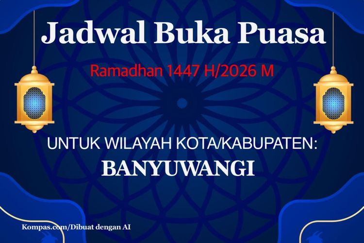 Jadwal Buka Puasa Ramadhan di Banyuwangi, 1 Maret 2026