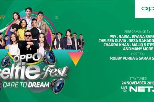 Rayakan 3 Tahun Kesuksesan di Indonesia, OPPO Gelar Mega Konser OPPO Selfie Fest