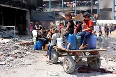 WHO: Warga Gaza Mulai Makan Pakan Ternak dan Minum Air Limbah