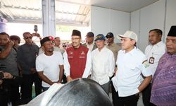 Bersama Mensos dan Wagub Aceh, Kasatgas Tito Tinjau Huntara Kabupaten Pidie Jaya