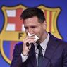 Tisu Messi untuk Seka Air Mata Saat Perpisahan Barcelona Dijual Rp 14 Miliar
