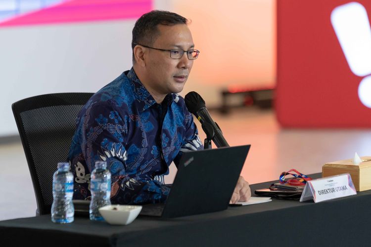 A file photo of Muhammad Rachmat Kaimuddin, Indonesian e-commerce firm Bukalapak president director who tendered his resignation from the post on Tuesday, Dec. 28, 2021. 