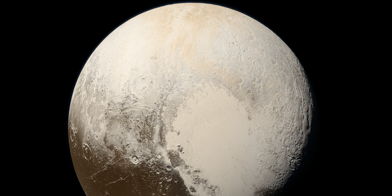 Pluto, salah satu planet di langit