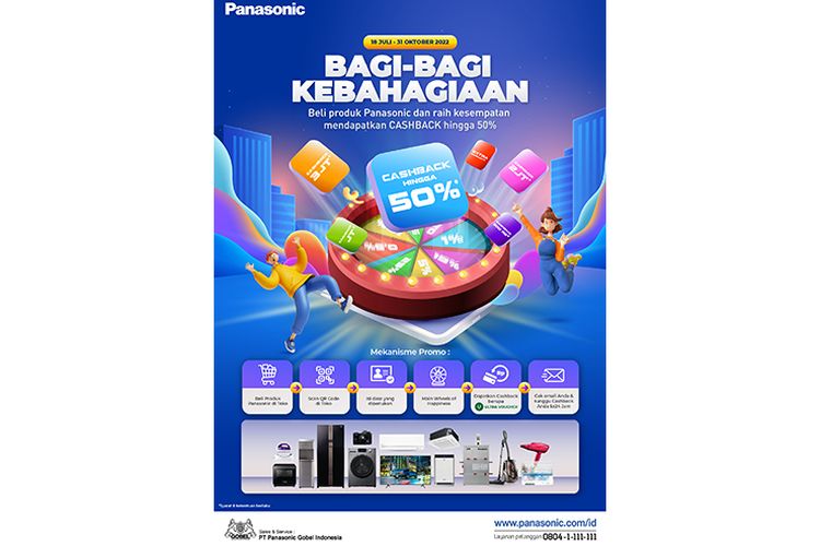 Promo Panasonic Bagi-bagi Kebahagiaan.
