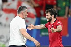 Pesan dan Filosofi Willy Sagnol di Balik Georgia Kalahkan Portugal   