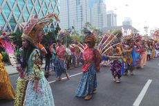 Antusias Lihat Pawai di Jakarnaval 2018, Warga Datang Sebelum Acara Dimulai