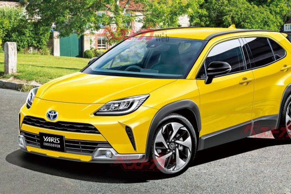 Gambar terkaan SUV baru berbasis Toyota Yaris