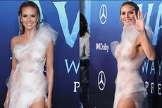 Gaun Seksi Heidi Klum yang Terinspirasi Air di Karpet Merah 