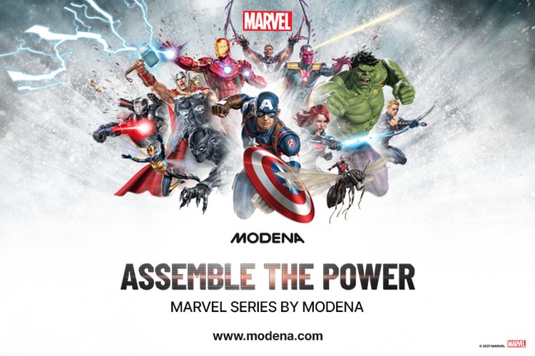 Produk MODENA tema MARVEL. 