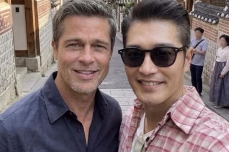 Heboh Brad Pitt Jalan-jalan di Seoul, Fakta Sebenarnya Terungkap