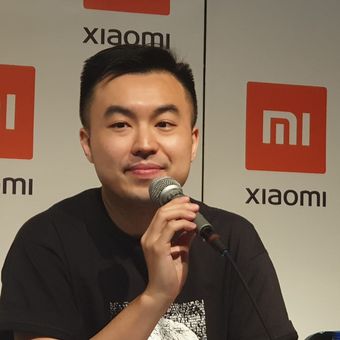 Alvon Tse, Country Director Xiaomi Indonesia dalam konferensi pers peluncuran Mi Note 10 Pro di Jakarta, Sabtu (4/1/2020).