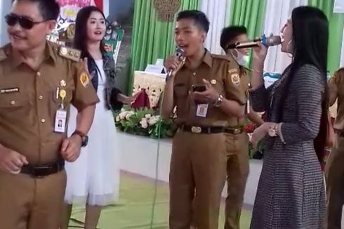 Video Berjogetnya dengan Biduan Tanpa Masker Saat Pelantikan Viral, Kades: Saya Minta Maaf, Saya Salah