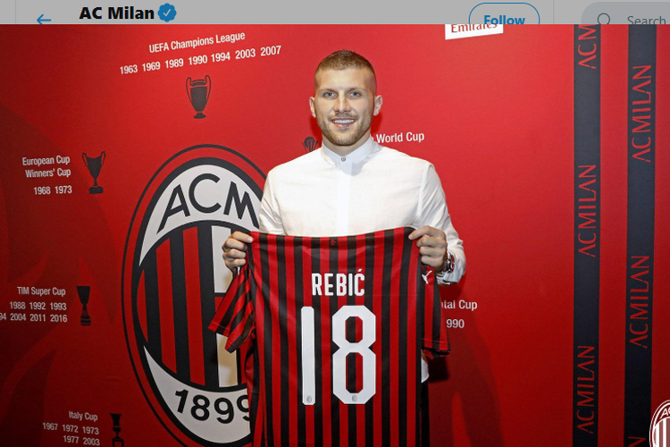 AC Milan mendapatkan Ante Rebic pada hari terakhir bursa transfer musim panas, 2 September 2019. 