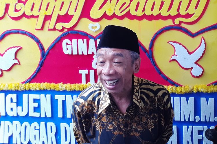 Pelawak Nurul Qomar Empat Sekawan saat ditemui di kawasan Kalimulya, Depok, Jawa Barat, Minggu (29/12/2019).