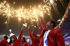 Estafet Tuan Rumah Indonesia ke China Warnai Penutupan Asian Games