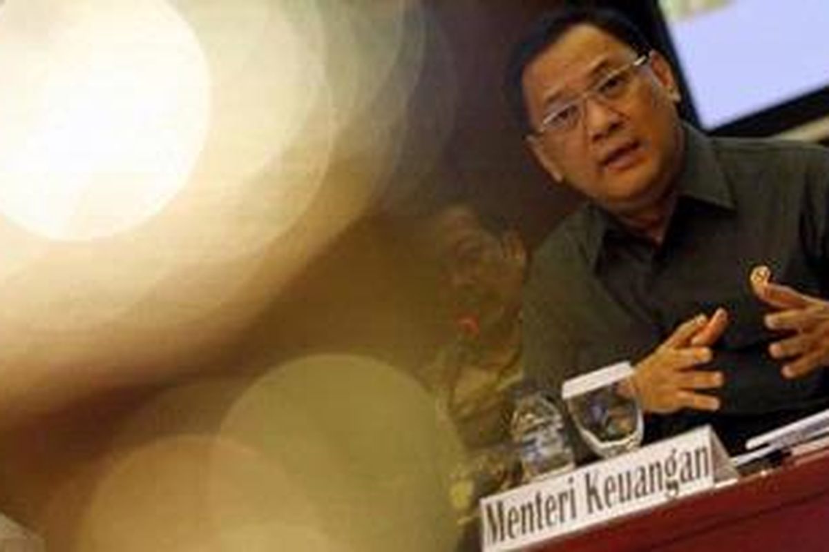 Menteri Keuangan Agus Martowardojo.