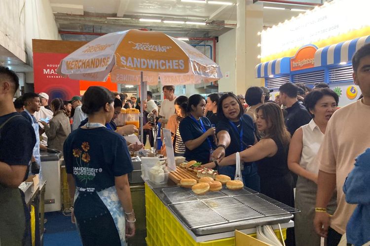 Brightspot SuperMRKT di Agora Mall, Jakarta Pusat, Kamis (27/11/2025).