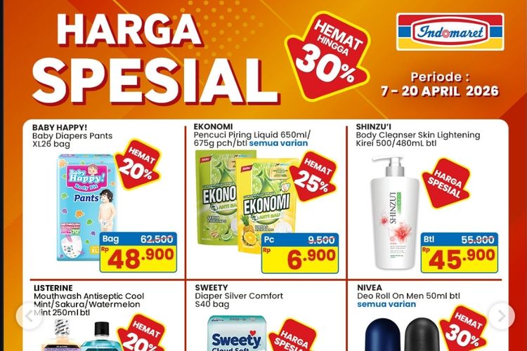 Promo Indomaret Hari Ini 13 April 2026, Ada Tebus Murah Telur Ayam Negeri