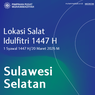 Daftar Lokasi Shalat Idul Fitri Muhammadiyah 2026 di Makassar