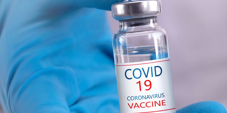 An illustration of Covid-19 vaccine. 