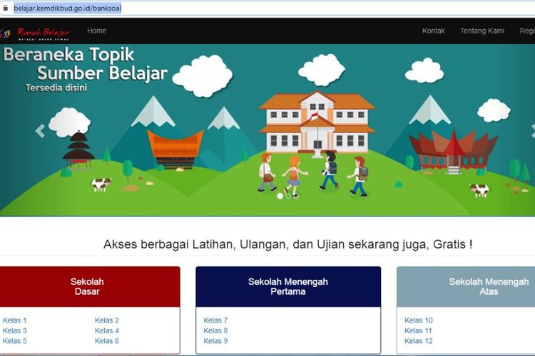 Siswa Sma Manfaatkan Bank Soal Kemendikbud Untuk Belajar Di Rumah