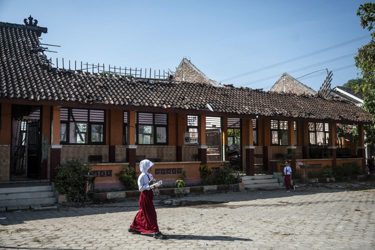 Perbaikan SDN Tanggirejo Grobogan Dimulai, Sekolah Tetap Jalankan KBM
