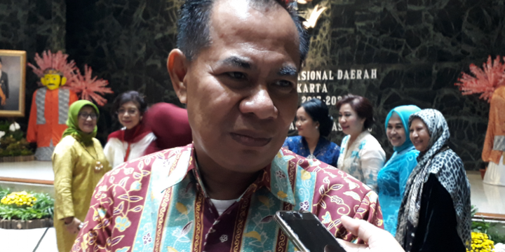 Kepala Dinas Koperasi, UMKM, dan Perdagangan DKI Jakarta Irwandi di Balai Kota DKI Jakarta, Jalan Medan Merdeka Selatan, Kamis (16/11/2017).