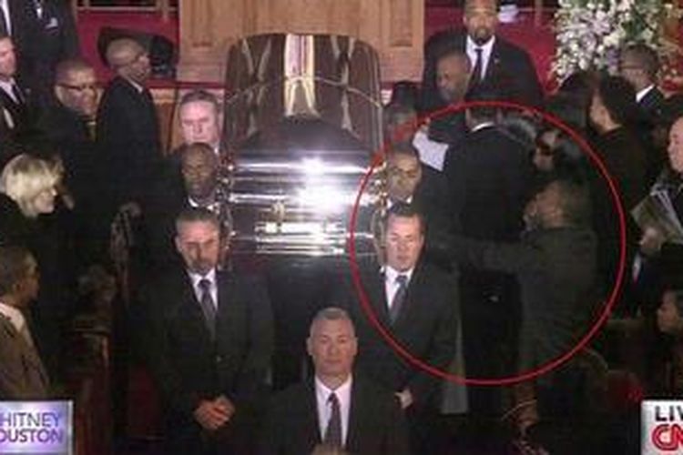 whitney houston pictures in casket