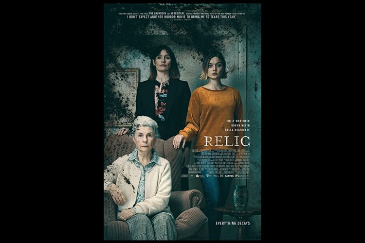 Poster film horor Relic (2020), dapat disaksikan di Amazon Prime Video.
