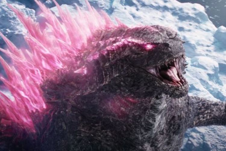 Salah satu adegan dalam trailer Godzilla x Kong: The New Empire.