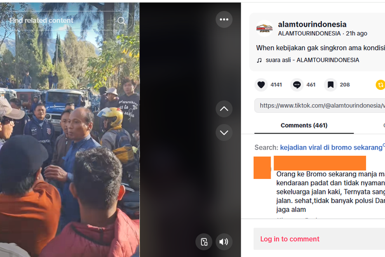 Apa Alasan Puluhan Sopir Jip Gunung Bromo Geruduk Kantor TNBTS?