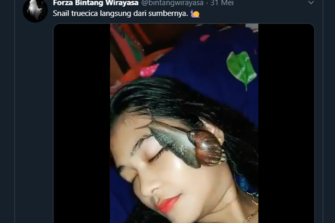 Viral, Video Perempuan Taruh Siput di Wajah untuk Kecantikan, Ini Penjelasan Dokter