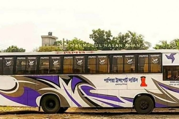 bus bangladesh mirip dengan di indonesia