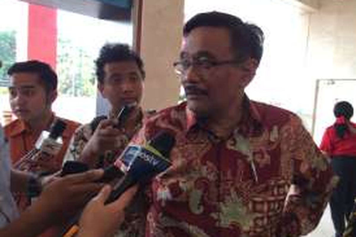 Ketua Bidang Organisasi, Kaderisasi dan Keanggotaan (OKK) DPP PDI-P, Djarot Saiful Hidayat di Kantor DPP PDI-P, Menteng, Jakarta Pusat, Jumat (19/8/2016).