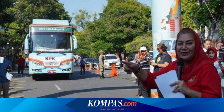 3 Hari Sebelum Kantornya Digeledah KPK, Wali Kota Semarang Mbak Ita Lepas "Road Show" Bus KPK