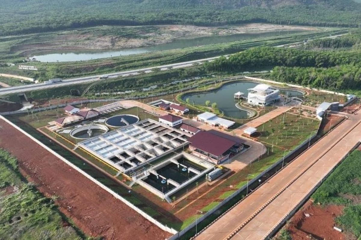 Salah satu infrastuktur yang dibangun Kementerian PU untuk mendukung Kawasan Ekonomi Khusus (KEK) Industropolis Batang di Jawa Tengah.