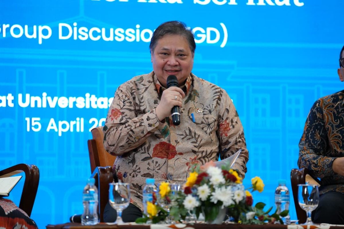 Airlangga: Hilirisasi Industri Kunci Jaga Ekonomi di Tengah Gejolak Global